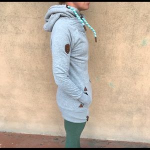 Naketano Women’s Full Length Hooded Sweatshirt Med